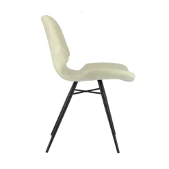 Chaise De Salle à Manger|Chaise Salon*IbérisChaise design vintage rembourrée en velours