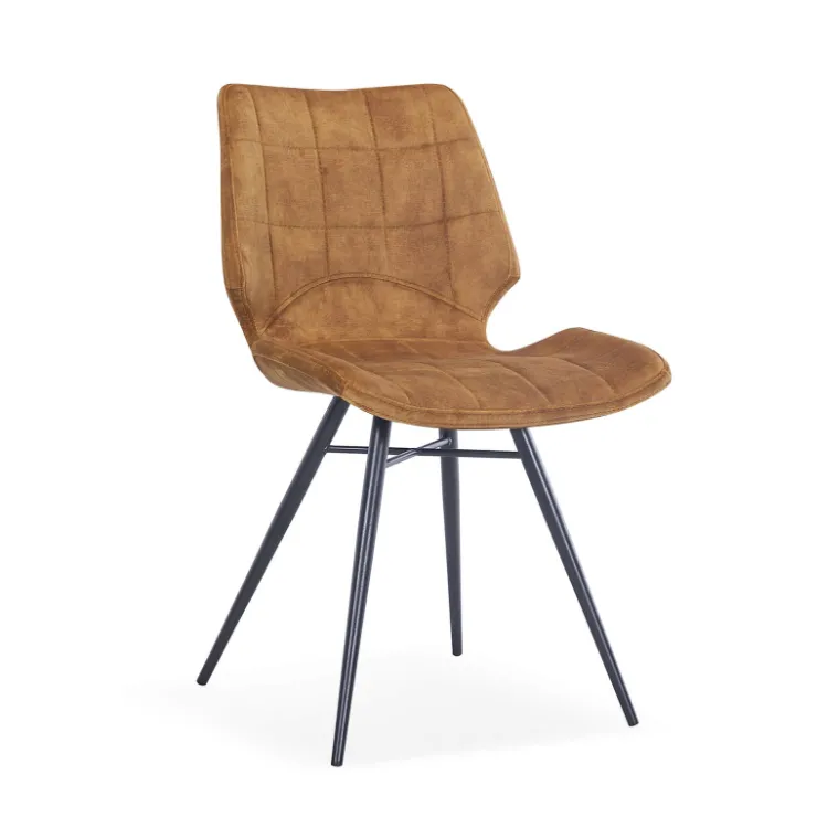 Chaise De Salle à Manger|Chaise Salon*IbérisChaise design vintage rembourrée en velours