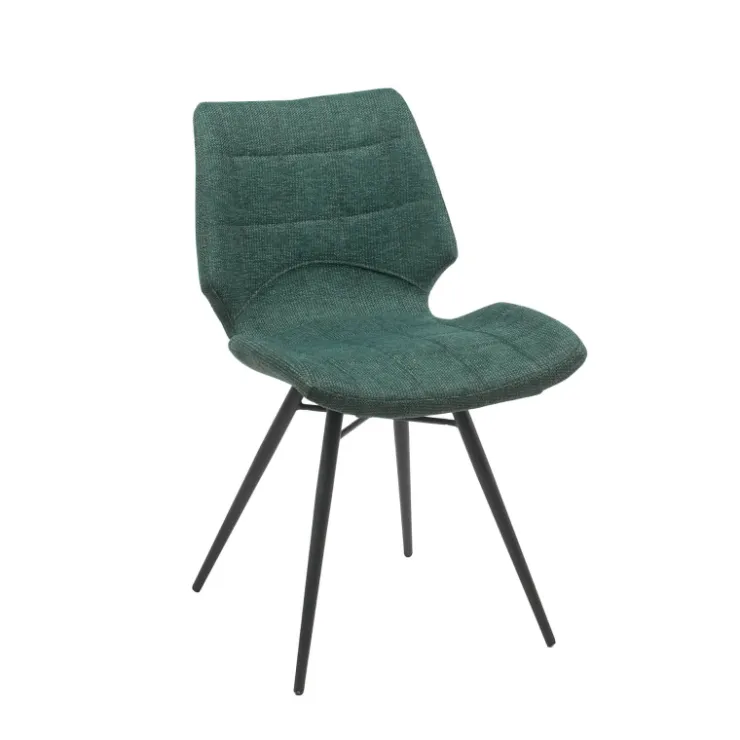 Chaise De Salle à Manger|Chaise Salon*IbérisChaise design vintage rembourrée en tissu