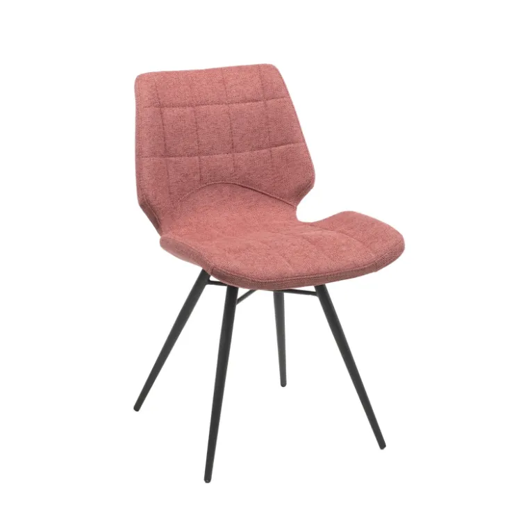 Chaise De Salle à Manger|Chaise Salon*IbérisChaise design vintage rembourrée en tissu