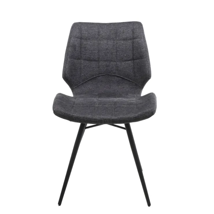 Chaise De Salle à Manger|Chaise Salon*IbérisChaise design vintage rembourrée en tissu