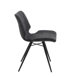 Chaise De Salle à Manger|Chaise Salon*IbérisChaise design vintage rembourrée en tissu