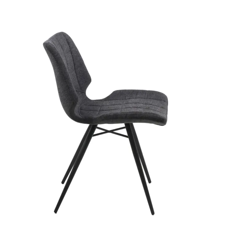 Chaise De Salle à Manger|Chaise Salon*IbérisChaise design vintage rembourrée en tissu