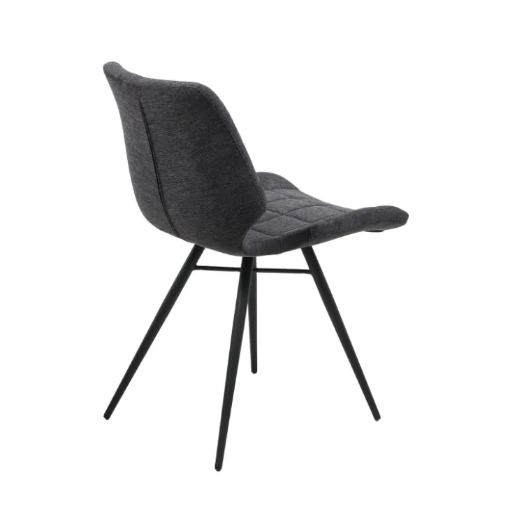 Chaise De Salle à Manger|Chaise Salon*IbérisChaise design vintage rembourrée en tissu
