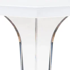 Table De Cuisine|Table Pour Petit Espace*Ice Table carrée en polycarbonate et stratifié