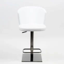 Peressini Tabouret De Bar (assise +/- 80 Cm)|Tabouret Snack (assise +/- 65 Cm)*Ines Tabouret réglable et pivotant en synthétique et métal chromé