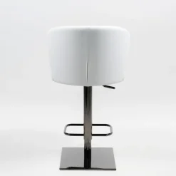 Peressini Tabouret De Bar (assise +/- 80 Cm)|Tabouret Snack (assise +/- 65 Cm)*Ines Tabouret réglable et pivotant en synthétique et métal chromé