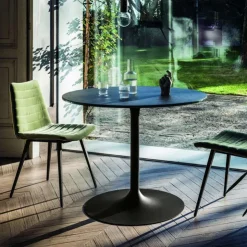 Midj Table De Salle à Manger*Infinity ® Table pied central design en céramique et métal