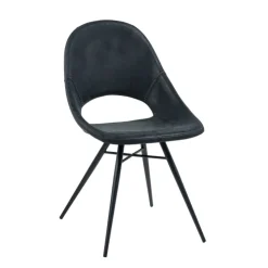 Chaise De Cuisine|Chaise De Salle à Manger*IsabelleChaise design avec coque ajourée en simili noir