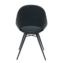 Chaise De Cuisine|Chaise De Salle à Manger*IsabelleChaise design avec coque ajourée en simili noir