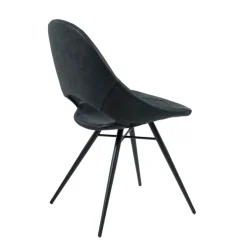 Chaise De Cuisine|Chaise De Salle à Manger*IsabelleChaise design avec coque ajourée en simili noir