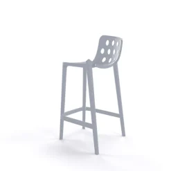 Tabouret Snack (assise +/- 65 Cm)|Tabouret De Bar (assise +/- 80 Cm)*Isidoro Tabouret snack moderne empilable avec dossier ronds ajourés