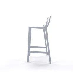 Tabouret Snack (assise +/- 65 Cm)|Tabouret De Bar (assise +/- 80 Cm)*Isidoro Tabouret snack moderne empilable avec dossier ronds ajourés