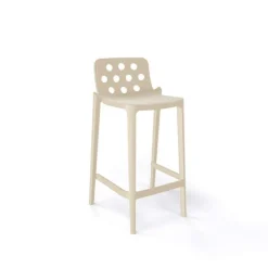 Tabouret Snack (assise +/- 65 Cm)|Tabouret De Bar (assise +/- 80 Cm)*Isidoro Tabouret snack moderne empilable avec dossier ronds ajourés