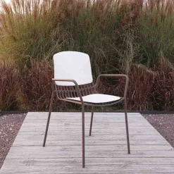 Altacom Chaise De Jardin|Fauteuil De Jardin*Jasmine Fauteuil de jardin design empilable en métal