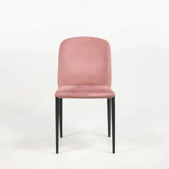 Europea Chaise De Salle à Manger|Chaise Salon*Julie Chaise en tissu italienne avec pieds en métal