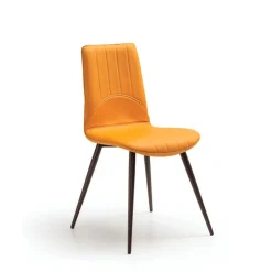 Europea Chaise De Cuisine|Chaise De Salle à Manger*Kansas Chaise italienne moderne avec pieds en métal