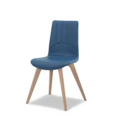Europea Chaise De Cuisine|Chaise De Salle à Manger*Kansas Chaise moderne avec pieds en bois fabrication italienne
