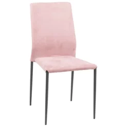 Ingenia casa Chaise De Salle à Manger*Kendra Ingenia by Bontempi® Chaise moderne en tissu aspect nubuck et métal