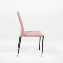 Ingenia casa Chaise De Salle à Manger*Kendra Ingenia by Bontempi® Chaise moderne en tissu aspect nubuck et métal