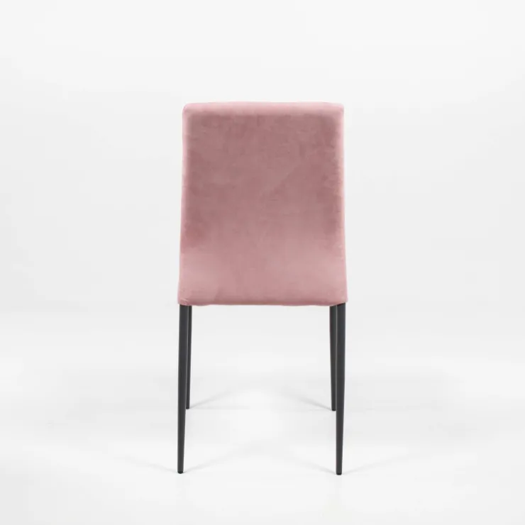 Ingenia casa Chaise De Salle à Manger*Kendra Ingenia by Bontempi® Chaise moderne en tissu aspect nubuck et métal