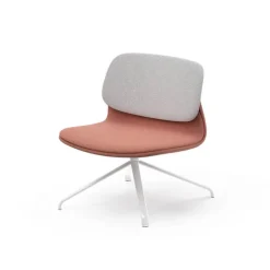 Sokoa Chaise De Salle à Manger|Fauteuil De Salon*Klik Chauffeuse cosy en tissu pivotante fabrication française