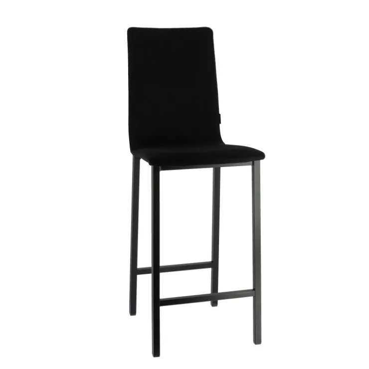 Mobliberica Tabouret Snack (assise +/- 65 Cm)|Tabouret De Bar (assise +/- 80 Cm)*Koko ® Tabouret snack en tissu dossier haut