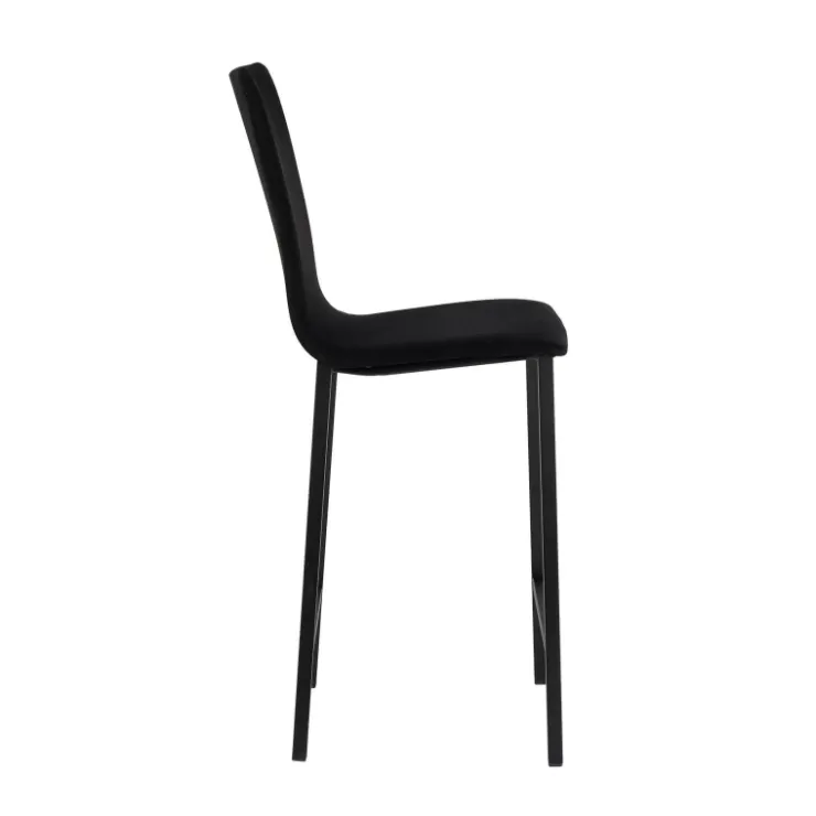 Mobliberica Tabouret Snack (assise +/- 65 Cm)|Tabouret De Bar (assise +/- 80 Cm)*Koko ® Tabouret snack en tissu dossier haut