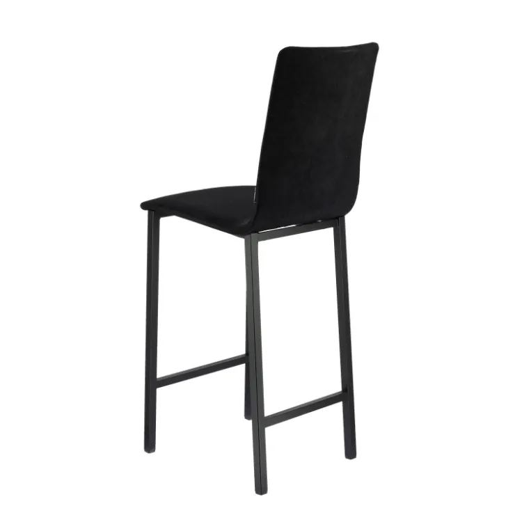 Mobliberica Tabouret Snack (assise +/- 65 Cm)|Tabouret De Bar (assise +/- 80 Cm)*Koko ® Tabouret snack en tissu dossier haut