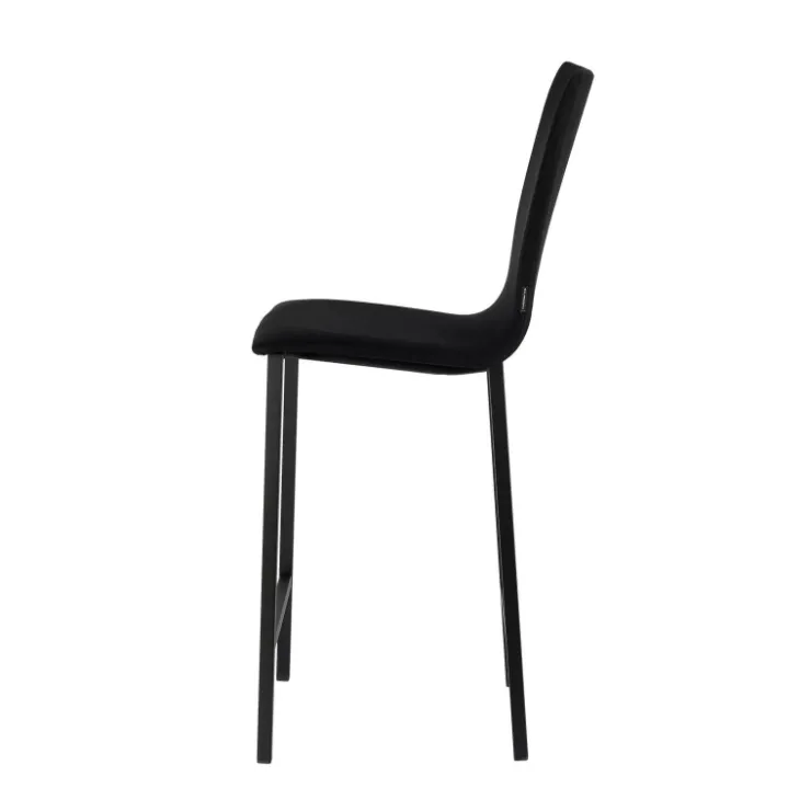 Mobliberica Tabouret Snack (assise +/- 65 Cm)|Tabouret De Bar (assise +/- 80 Cm)*Koko ® Tabouret snack en tissu dossier haut
