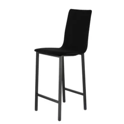 Mobliberica Tabouret Snack (assise +/- 65 Cm)|Tabouret De Bar (assise +/- 80 Cm)*Koko ® Tabouret snack en tissu dossier haut