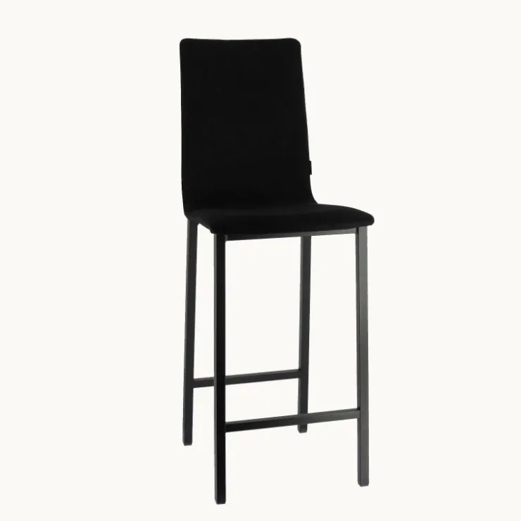 Mobliberica Tabouret Snack (assise +/- 65 Cm)|Tabouret De Bar (assise +/- 80 Cm)*Koko ® Tabouret snack en tissu dossier haut