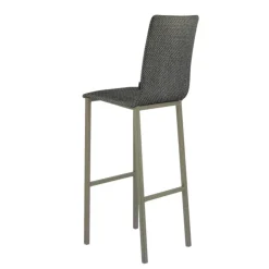 Mobliberica Tabouret De Bar (assise +/- 80 Cm)*Koko ® Tabouret de bar dossier haut en tissu