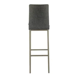 Mobliberica Tabouret De Bar (assise +/- 80 Cm)*Koko ® Tabouret de bar dossier haut en tissu