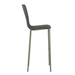 Mobliberica Tabouret De Bar (assise +/- 80 Cm)*Koko ® Tabouret de bar dossier haut en tissu