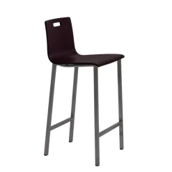 Mobliberica Tabouret Snack (assise +/- 65 Cm)|Tabouret De Bar (assise +/- 80 Cm)*Koko Tabouret snack ® dossier bas en bois