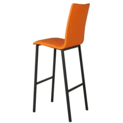 Mobliberica Tabouret Snack (assise +/- 65 Cm)|Tabouret De Bar (assise +/- 80 Cm)*Koko Tabouret snack ® rembourré dossier haut en simili