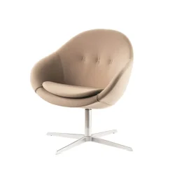 Varier Fauteuil De Salon*Kokon club ® Fauteuil pivotant confortable en tissu design