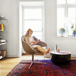 Varier Fauteuil De Salon*Kokon club ® Fauteuil pivotant confortable en tissu design