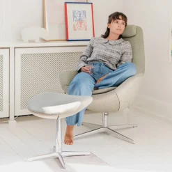 Varier Fauteuil De Salon*Kokon ® Fauteuil relax inclinable design en tissu