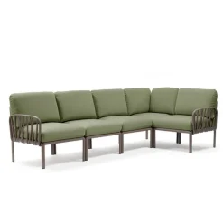 Fauteuil De Jardin*Komodo Canapé modulable d'extérieur 5 places