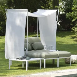 Fauteuil De Jardin*Komodo ombra 2 Canapé de jardin 2 places avec voile d'ombrage fabriqué en Italie