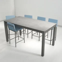 Cancio Table De Cuisine|Table Pour Petit Espace*Kyoto bar Table snack extensible en céramique et métal