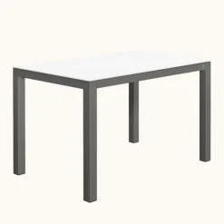Cancio Table De Cuisine*Kyoto bar Table snack moderne extensible en verre et métal