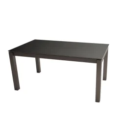 Cancio Table De Salle à Manger*Kyoto Table moderne rectangulaire en céramique et métal