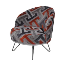 Paget Fauteuil De Salon*Léa Fauteuil lounge design art déco avec pieds épingle fabrication française
