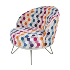 Paget Fauteuil De Salon*Léa Fauteuil lounge design art déco avec pieds épingle fabrication française