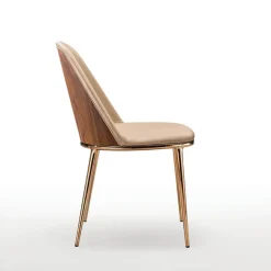 Midj Chaise Pour Chambre|Chaise De Cuisine*Léa ® Chaise design italienne avec dos du dossier en bois