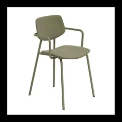 Perfecta Chaise De Cuisine|Chaise De Salle à Manger*Lago Chaise avec accoudoirs vintage rembourrée en simili