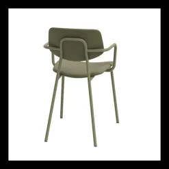 Perfecta Chaise De Cuisine|Chaise De Salle à Manger*Lago Chaise avec accoudoirs vintage rembourrée en simili
